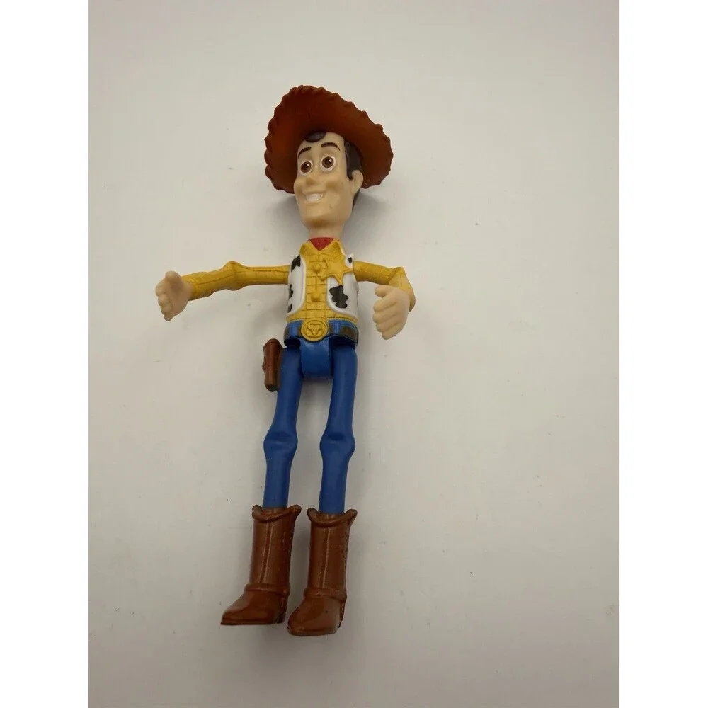 Disney Pixar Toy Story Woody Bendable Poseable 5.5” Figure Cowboy Toy